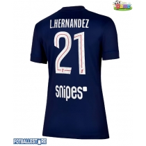 Paris Saint-Germain Lucas Hernandez #21 Hjemmedrakt Dame 2025-26 Kortermet